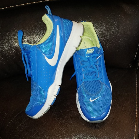 Nike Shoes - NIKE In Season TR Blue White Comfort Footbed Shoes